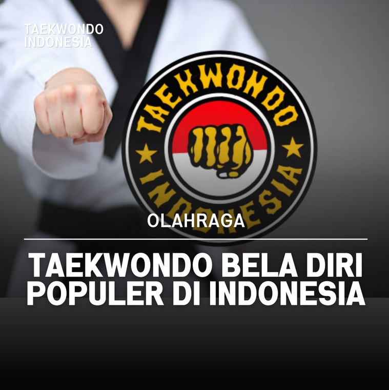 Taekwondo bela diri populer di Indonesia Taekwondo Indonesia Dojang uinradenmassaid